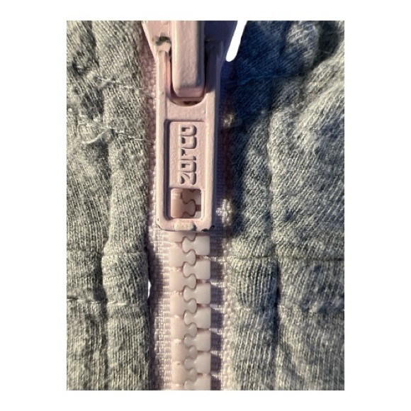 Xersion Kids Heather Gray Zip-Up Hoodie - Picture 7 of 7